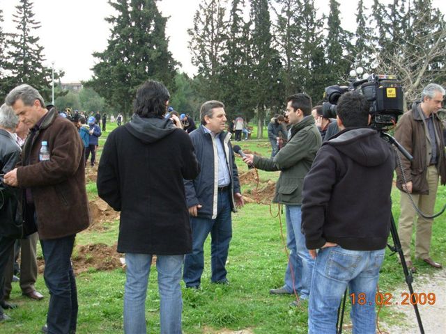 Συνέντευξη για την σωτηρία του Πάρκου Αντώνης Τρίτσης