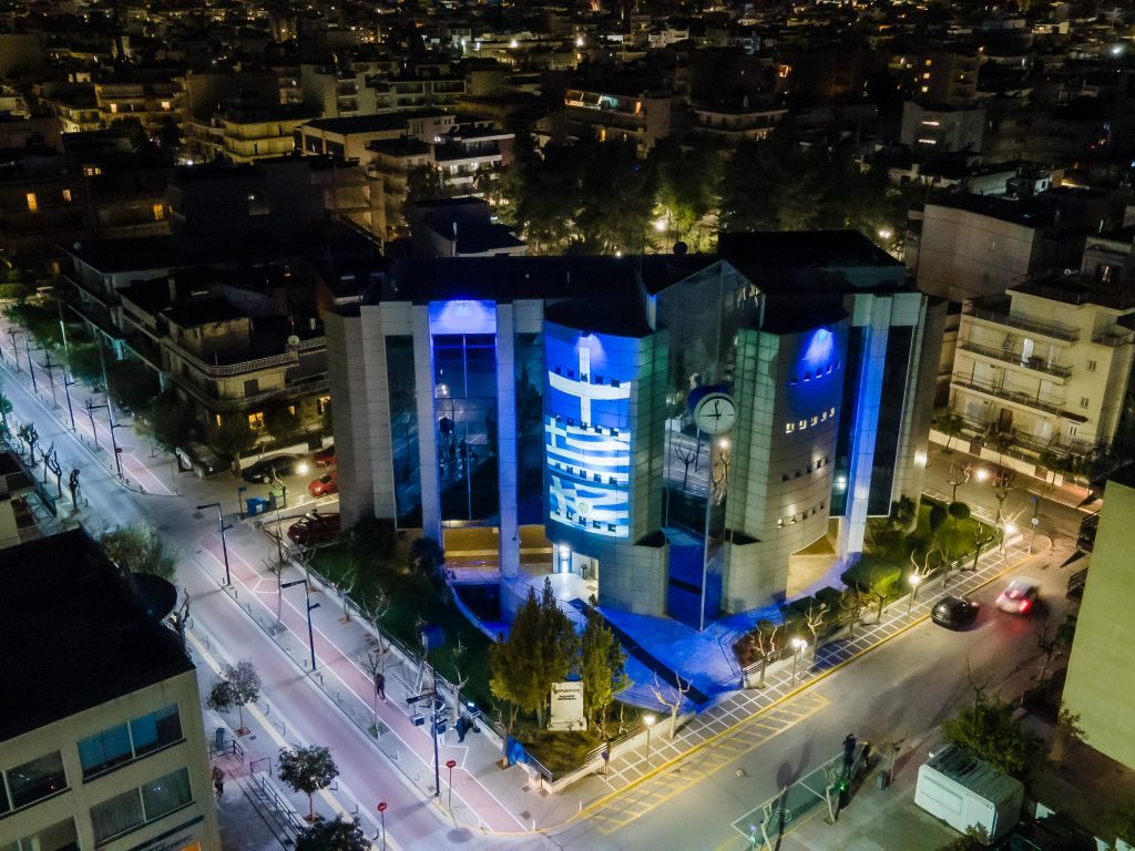 25η Μαρτίου Φωταγώγηση Δημαρχείου