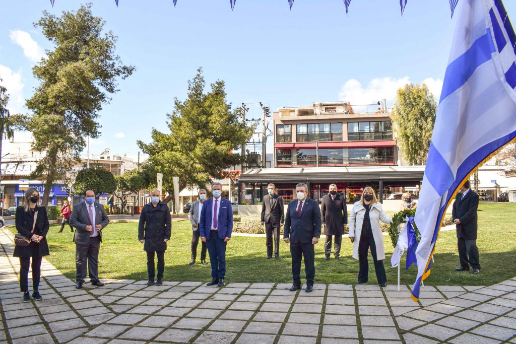 25η Μαρτίου Κατάθεση Στεφάνων