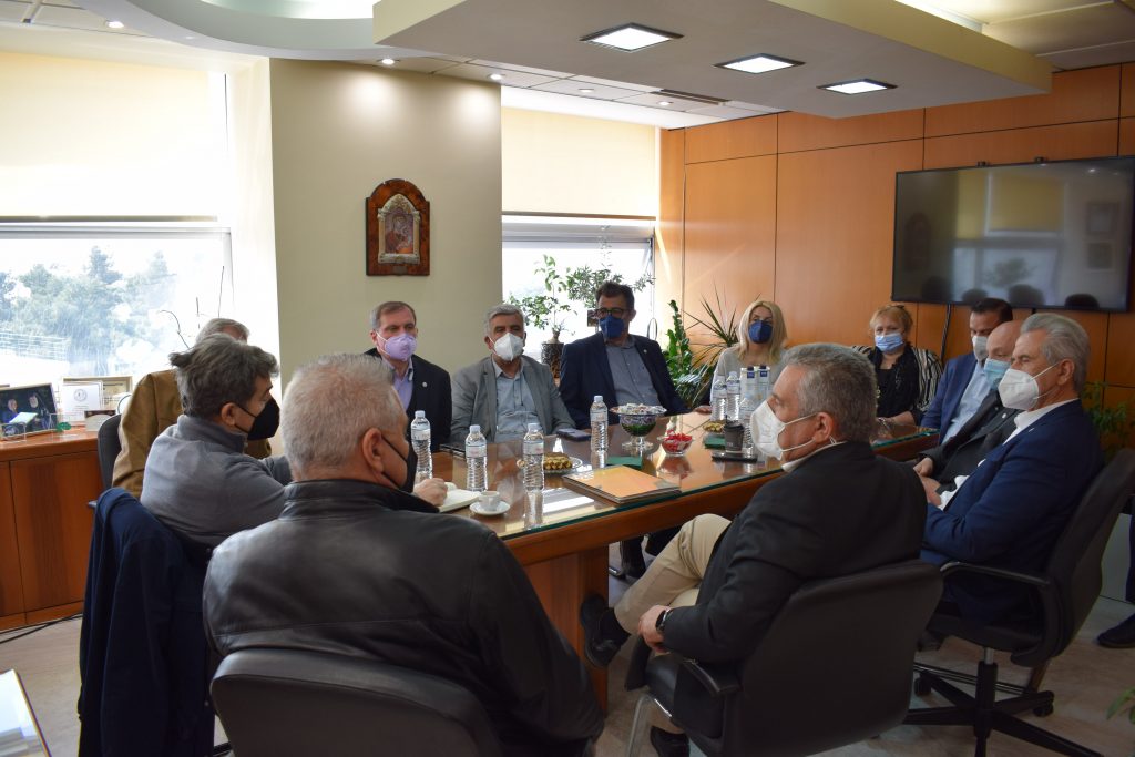 Επίσκεψη στο Δημαρχείο Ιλίου του πρώην Υπουργού Μιχάλη Χρυσοχοΐδη