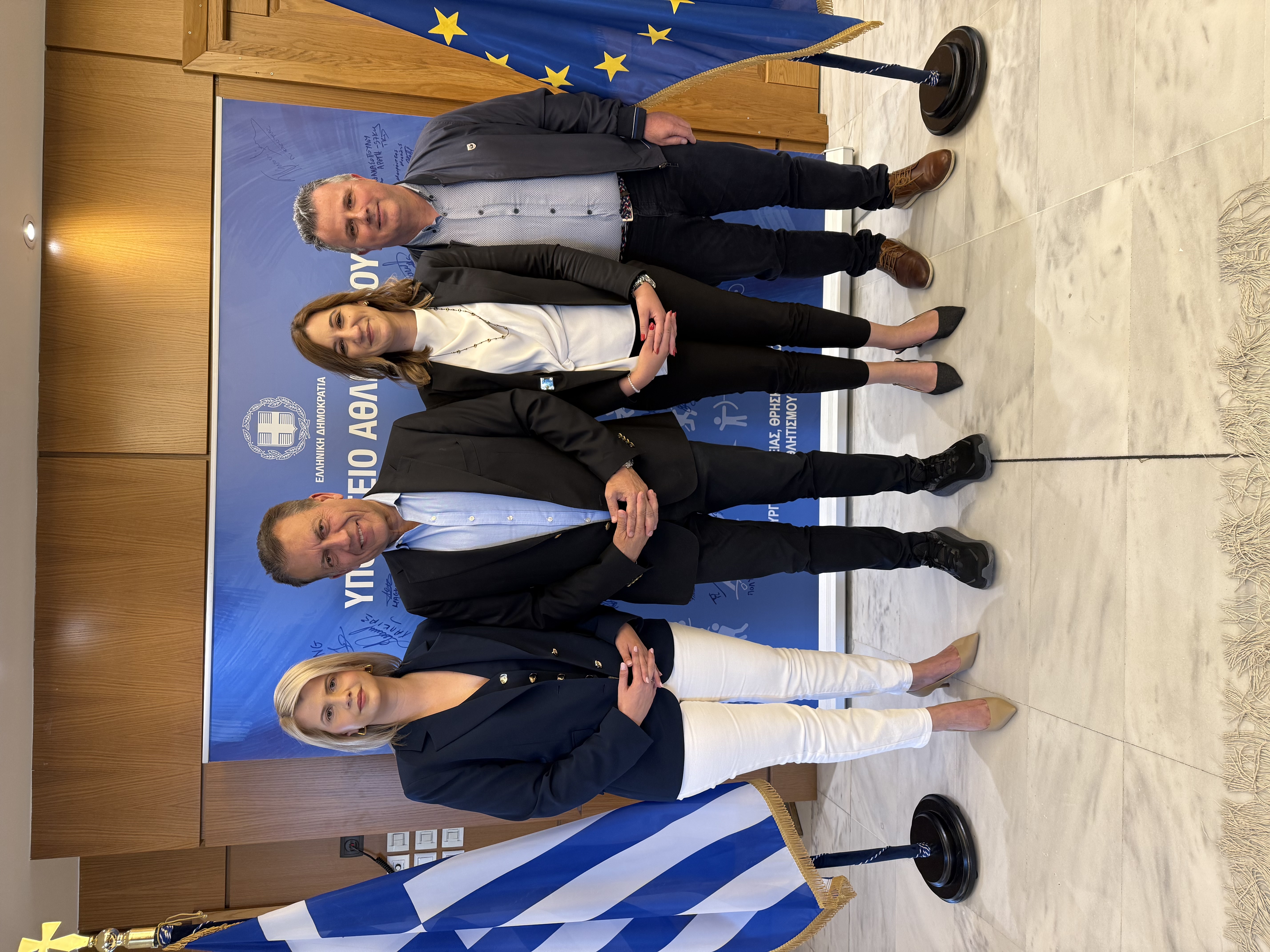 Συνάντηση της Δημάρχου Ιλίου κας Ανδριάνας Αλεβίζου με τον Αναπληρωτή Υπουργό Αθλητισμού κ. Γιάννη Βρούτση