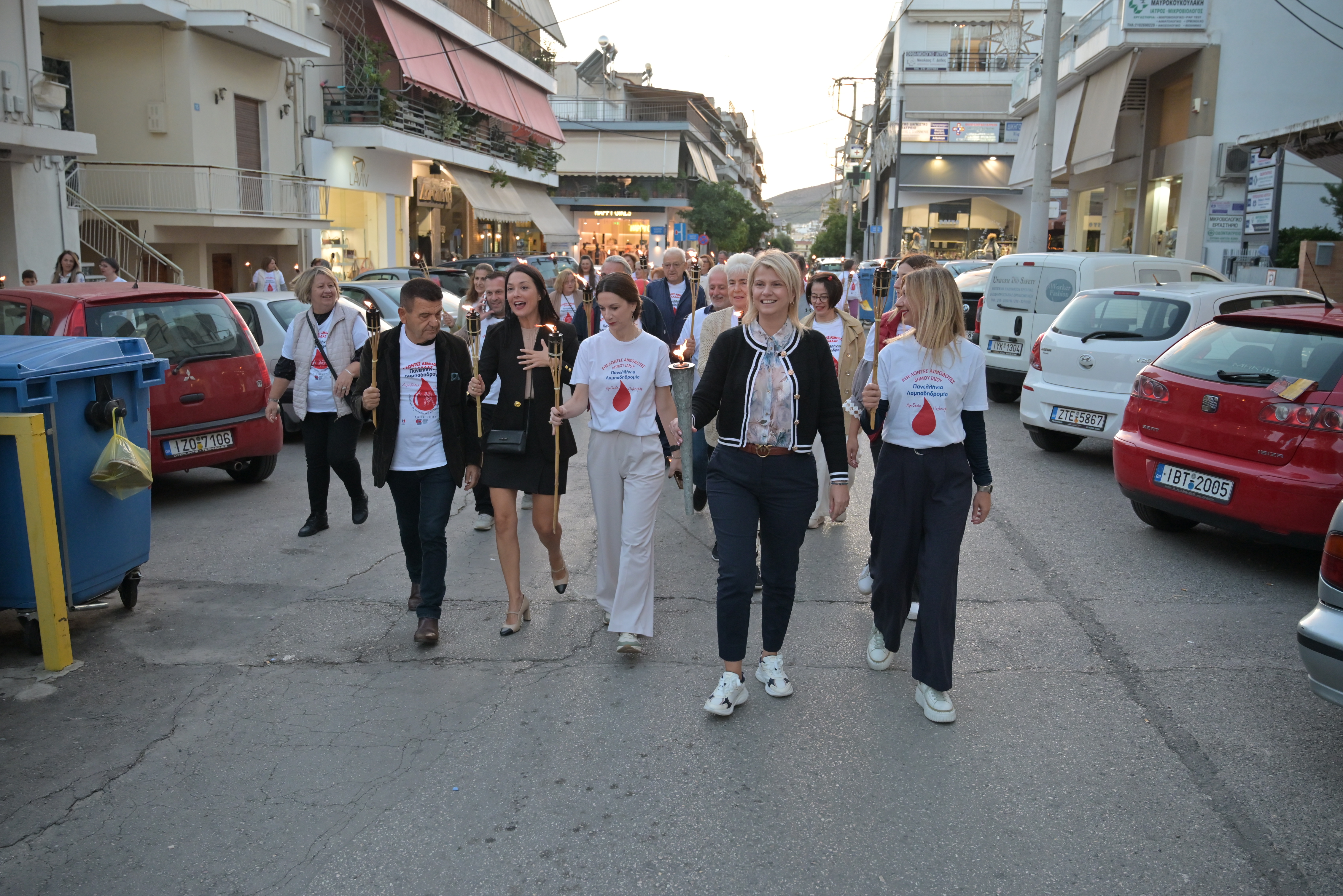 23η Πανελλήνια Λαμπαδηδρομία Εθελοντών Αιμοδοτών στον Δήμο Ιλίου