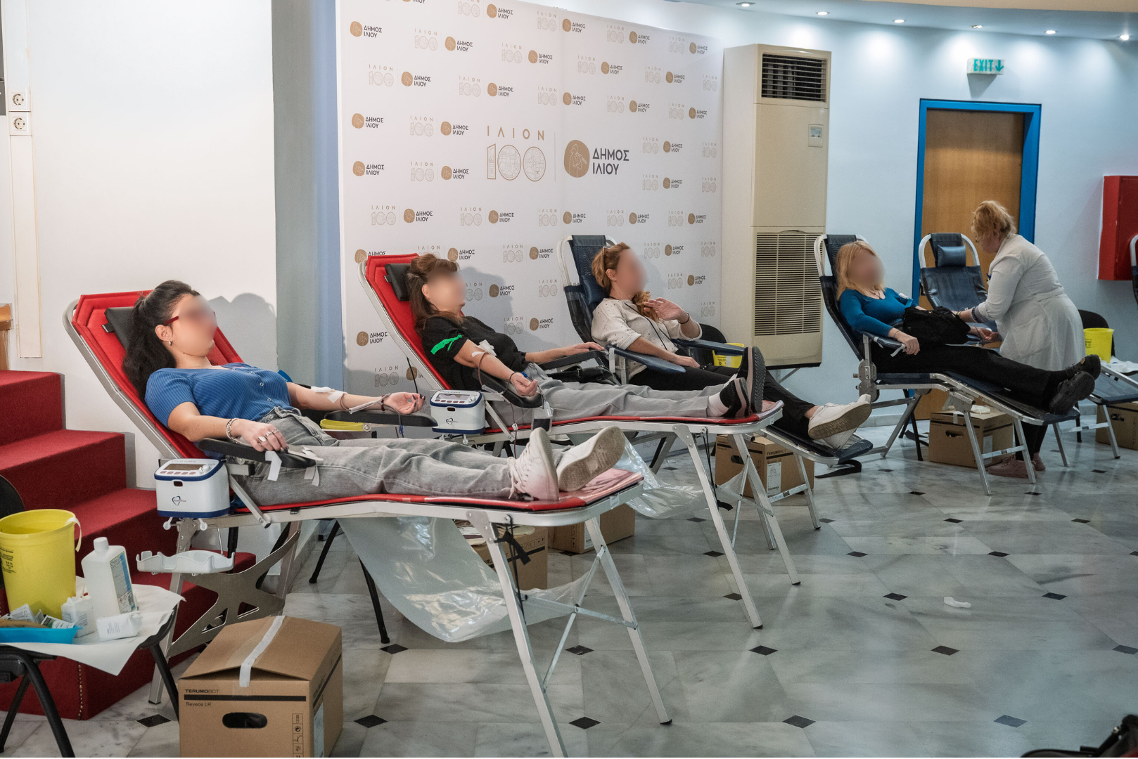 Εθελοντική αιμοδοσία του Δήμου Ιλίου 