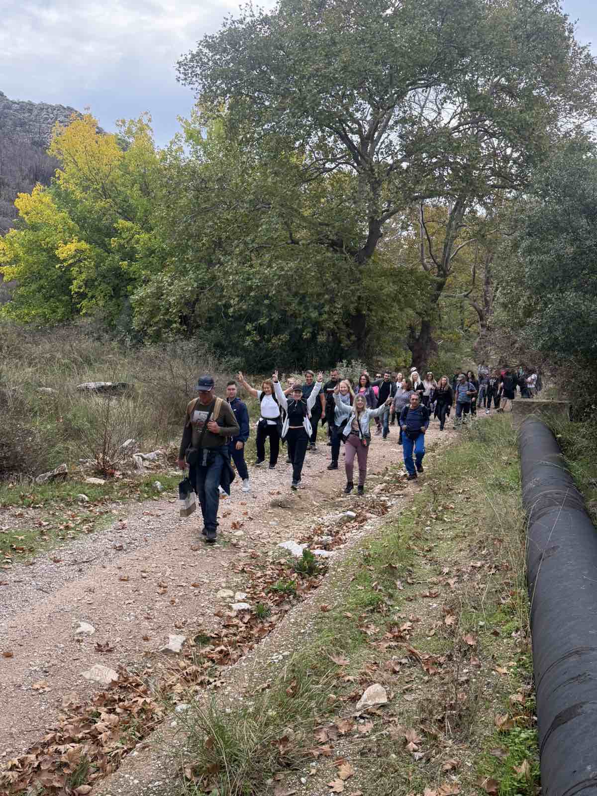 Πεζοπορία στο φαράγγι του Μαραθώνα
